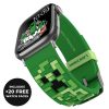 Minecraft - okosóraszíj Apple Watch 38/40/41/42/44/45/49 mm (Creeper 3D)