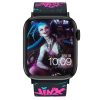 League of Legends - okosóraszíj Apple Watch 38/40/41/42/44/45/49 mm (Jinx Graffiti)