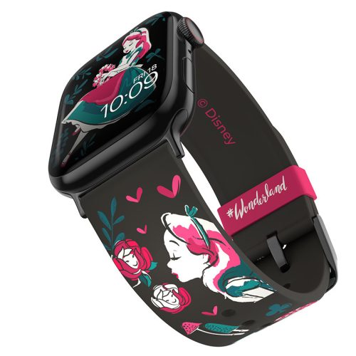 Disney Alice in Wonderland - okosóraszíj Apple Watch 38/40/41/42/44/45/49 mm (Time for Tea)