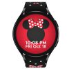 Disney Minnie Mouse - okosóraszíj Samsung Galaxy Watch 6 / 6 Classic / 5 / 5 Pro / 4 / 4 Classic (Polka Noir)