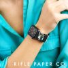 Rifle Paper Band - okosóraszíj Apple Watch 38/40/41 mm (Garden Party Blue)