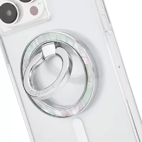 Case-Mate Magnetic gyűrűtartó támaszték, telefongyűrű - (Mother of Pearl)