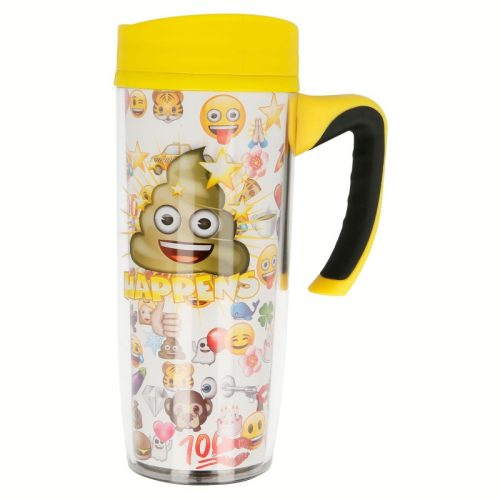 Emoji - utazó bögre 533 ml