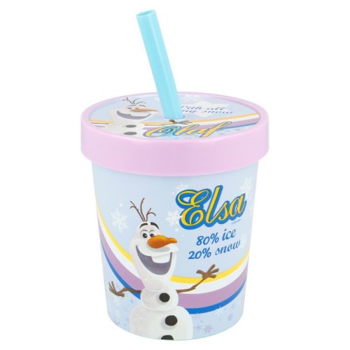 Frozen - fagylalt bögre szívószállal 560 ml