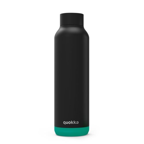 Quokka Solid - Rozsdamentes acél duplafalú vákuumszigetelt vizes palack, hordozható termosz 630 ml (Teal Vibe)