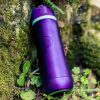 Quokka Spring - Sport vizes palack, kinyitható fedél, kettős csúszásgátló markolat 600 ml (Aqua Violet)