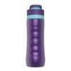 Quokka Spring - Sport vizes palack, kinyitható fedél, kettős csúszásgátló markolat 600 ml (Aqua Violet)