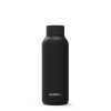 Quokka Solid - Rozsdamentes acél duplafalú vákuumszigetelt vizes palack, hordozható termosz 510 ml (Jet Black)