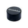 Quokka Solid - Rozsdamentes acél duplafalú vákuumszigetelt vizes palack, hordozható termosz 510 ml (Jet Black)