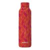 Quokka Solid - 630 ml-es rozsdamentes acél termopalack (Orange Bloom)