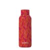 Quokka Solid - Rozsdamentes acél duplafalú vákuumszigetelt vizes palack, hordozható termosz 510 ml (Orange Bloom)
