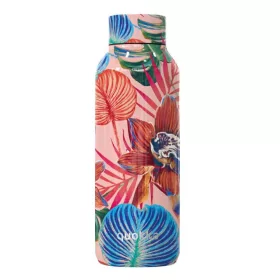  Quokka Solid - Rozsdamentes acél duplafalú, vákuumszigetelt vizes palack, hordozható termosz 510 ml (Orchid Pink)