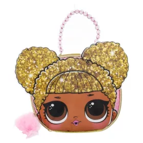  Geanta pentru copii, LOL Surprise, Cu paiete, Plastic, Termo-izolanta, 25.5 x 22 x 7 cm, Multicolor