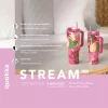Quokka Stream - Rozsdamentes acél termosz bögre 1200 ml szívószállal (pamut)