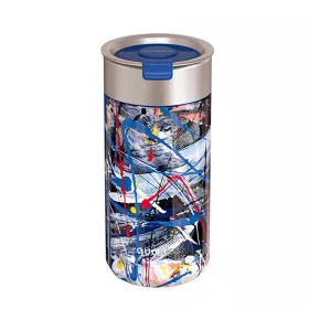   Quokka Boost Coffee Tumbler Rozsdamentes acél termobögre sörfőzővel 400 ml Absztrakt