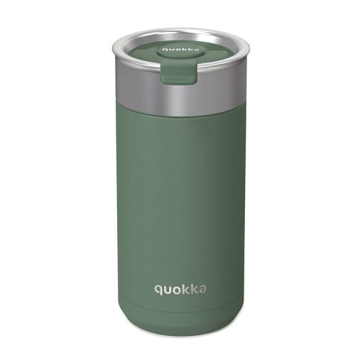 Quokka Boost Coffee Tumbler Rozsdamentes acél termikus bögre sörfőzővel 400 ml fenyő