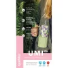 Quokka Umi - 720 ml-es rozsdamentes acél termosz bögre szívószállal és szilikon talppal (levendula)