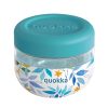 Quokka Bubble Food Jar - műanyag ételdoboz 500 ml (Watercolor Leaves)