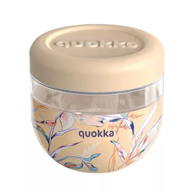   Quokka Bubble Food Jar - műanyag ételdoboz 770 ml (Vintage Floral)