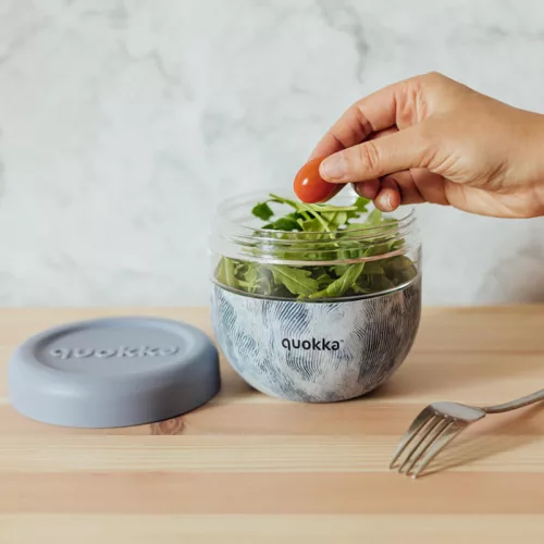 Quokka Bubble Food Jar - műanyag ételdoboz 770 ml (Zen)