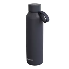   Quokka Solid pánttal - Rozsdamentes acél termosz 630 ml pánttal (palaszürke)