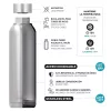 Quokka Solid pánttal - Rozsdamentes acél termosz 510 ml pánttal (mustárszínű)