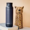 Quokka Pulse - Rozsdamentes acél termosz 700 ml Cseppmentes (Fekete)