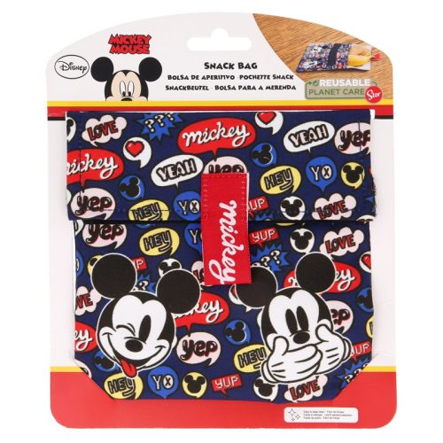 Mickey egér - újrafelhasználható snack táska