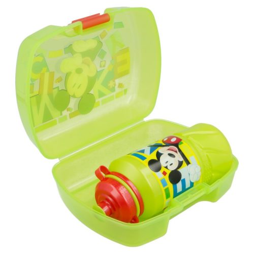 Mickey egér - Reggeli / uzsonnás doboz Set + palack 420 ml