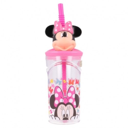 Minnie Mouse 3D bögre szívószállal 360 ml