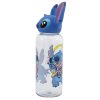 Disney Stitch - 560 ml-es üveg 3D kupakkal a Virágok kollekcióból