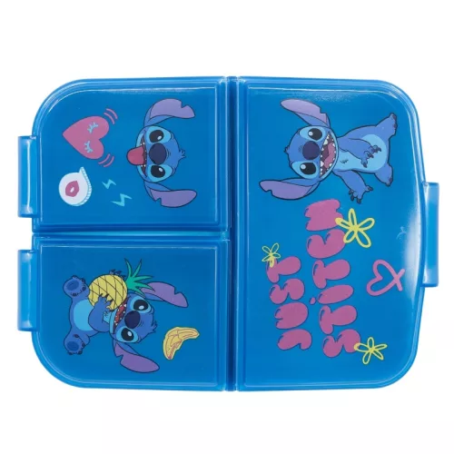 Disney Stitch - Uzsonnásdoboz rekeszekkel a Palms kollekcióból
