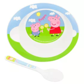 Set hranire Peppa Pig, Stor, Plastic, Multicolor