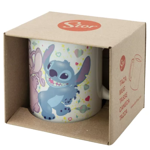 Disney Stitch - Kerámia bögre a Stitch & Angel kollekcióból 325 ml