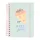 Agenda Pusheen Pizza Party, A5, 90 de file, spirala exterioara, cu elastic si buzunar interior, produs licentiat