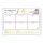 Planificator saptamanal Pusheen Foodie, format A4, 54 de coli, 21 x 29.7 cm, hartie 90g, culoare albastru