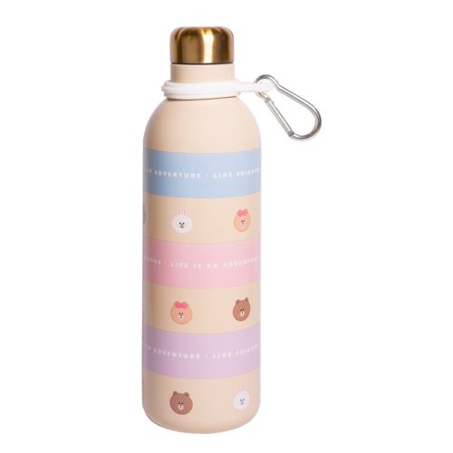 Line Friends - rozsdamentes acél termosz palack 500 ml