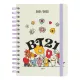 Calendar / Planificator scolar 2021/2022, 14,8 × 21 cm, 176 pagini, Alb, Line Friends BT21
