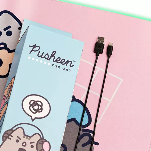 Pusheen - LED XXL játékalátét / asztali alátét