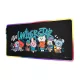 Professzionális egérpad játékhoz és irodai BT 21 LED-del, 14 világítási móddal, USB tápellátással, XL modell, csúszásmentes, vízálló, 90x40 cm