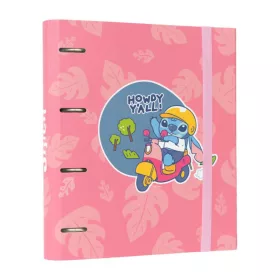Disney Stitch - A4-es mappák (4 gyűrű, gumiszalag)