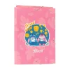 Disney Stitch - Suport pentru dosare/dosare cu bandă elastică A4 (24 x 34 cm)