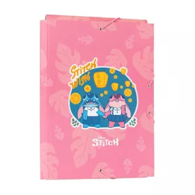   Disney Stitch - Suport pentru dosare/dosare cu bandă elastică A4 (24 x 34 cm)