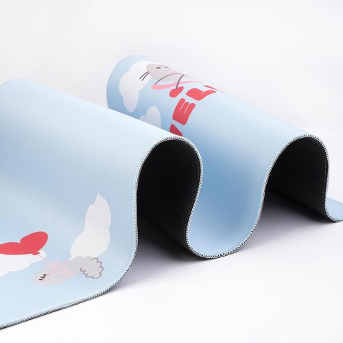 Professzionális egérpad játékhoz és irodai Pusheen Purrfect Love, XL modell, csúszásmentes, vízálló, 80x35 cm