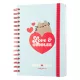 Calendar/Planificator săptămânal Pusheen 2023/2024 din Colecția Purrfect Love 14,8 x 21 cm
