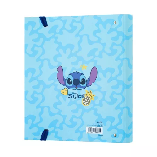 Disney Stitch - Dosar A4 din colecția Tropical (4 inele, bandă elastică)