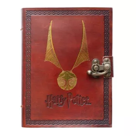 Harry Potter - Bőr jegyzettömb 13,5x18 cm (Barna)