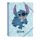 Disney Stitch - Dosar A4 cu bandă elastică + 30 de pungi transparente