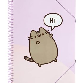   Pusheen A4 A4-es iratgyűjtő gumiszalaggal + 30 db átlátszó ing