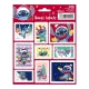 Disney Stitch - 18 darabos öntapadós karácsonyi matrica szett